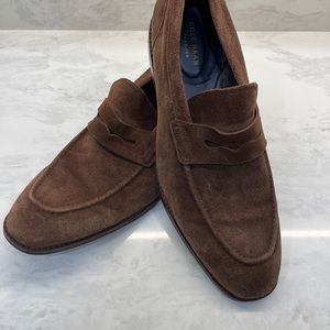 Men’s Cole Haan Shoes Size 11M Warner Grand 360 Suede Penny Loafer